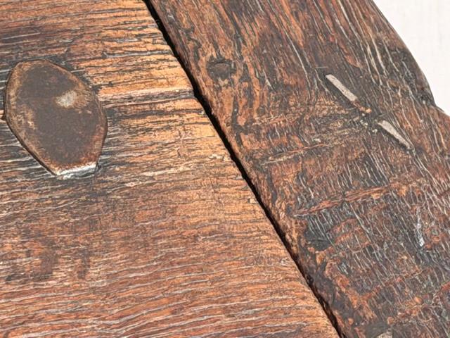 Koetsierbankje 17de eeuws /bankje.