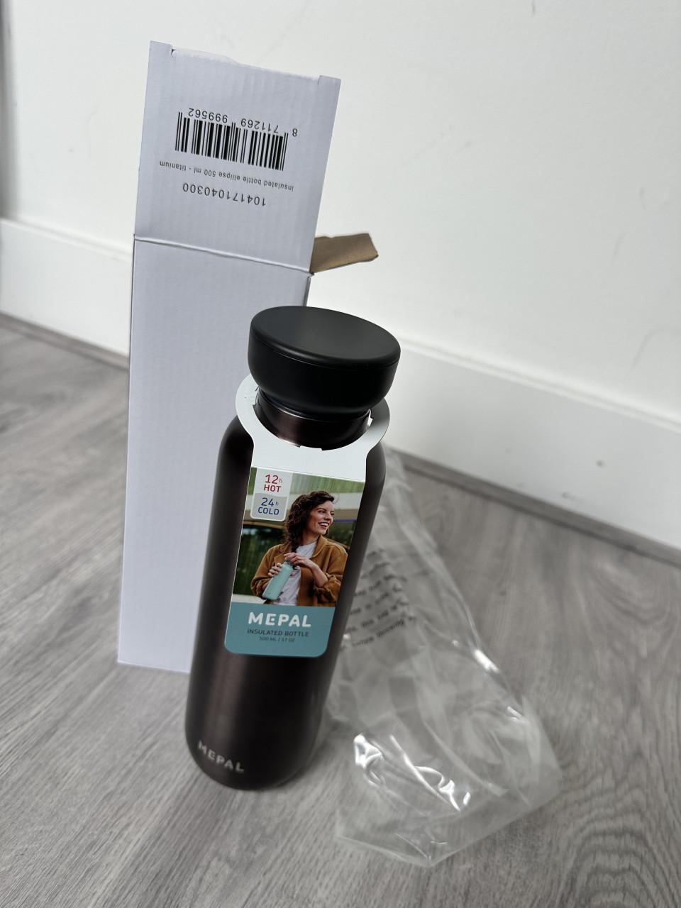 Nieuwe Mepal fles(sen) titanium