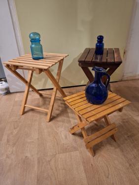 3 lage inklapbare tafeltjes