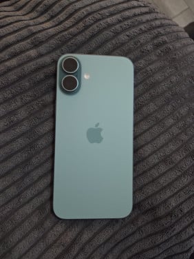 Iphone 16 plus Teal zo goed als nieuw