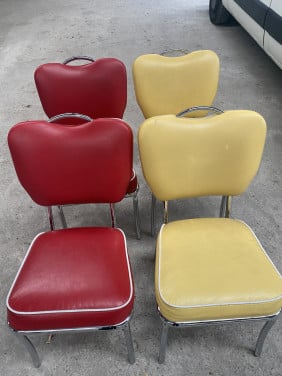 Daystrom Ladd stoelen. Vintage. 4 Stuks.