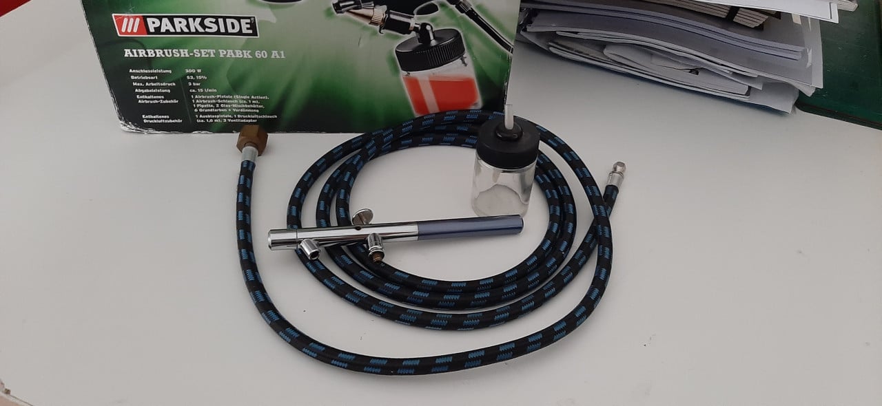 Parkside airbrush park 60-A1 ( niet gebruikt )