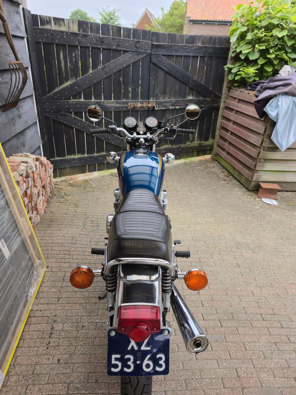 Honda CB550 Four 1977 blauw