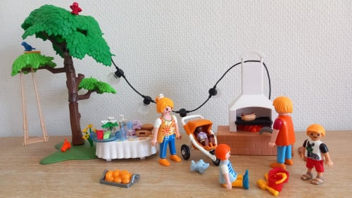 Playmobil barbecuefeestje in de tuin set 9272