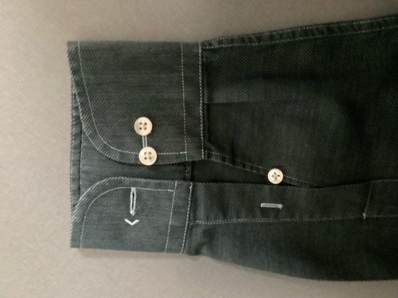 Nieuwe heren blouse maat xl merk ledub grijs