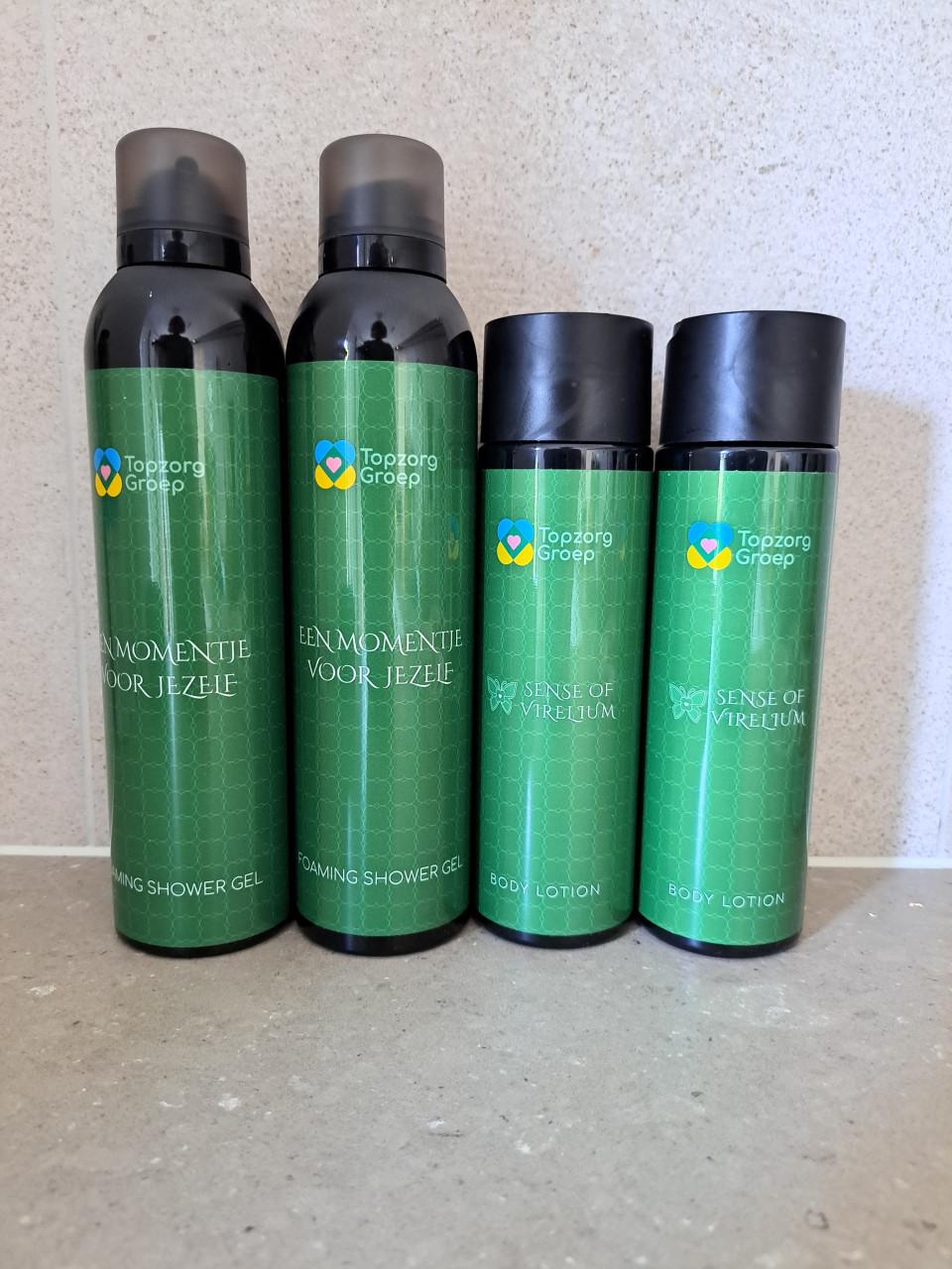 Sence of virelium Bodylotion 2x Foaming showergel 2x