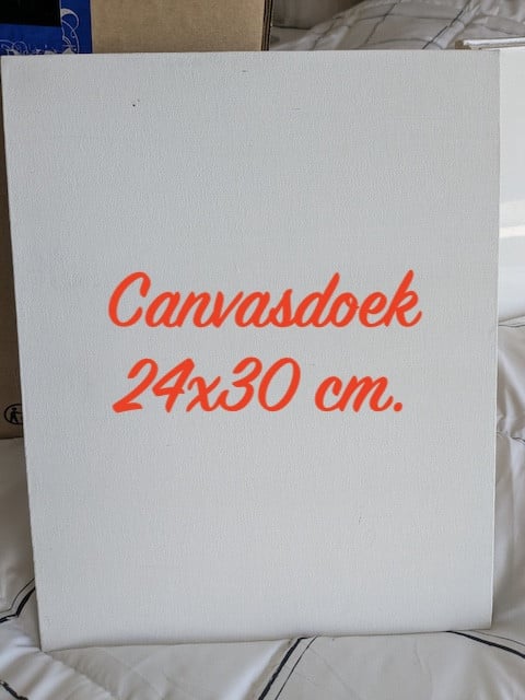 Canvas schilderdoekjes