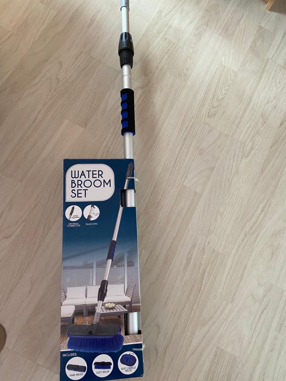 Tekoop waterbroom set NIEUW in doos