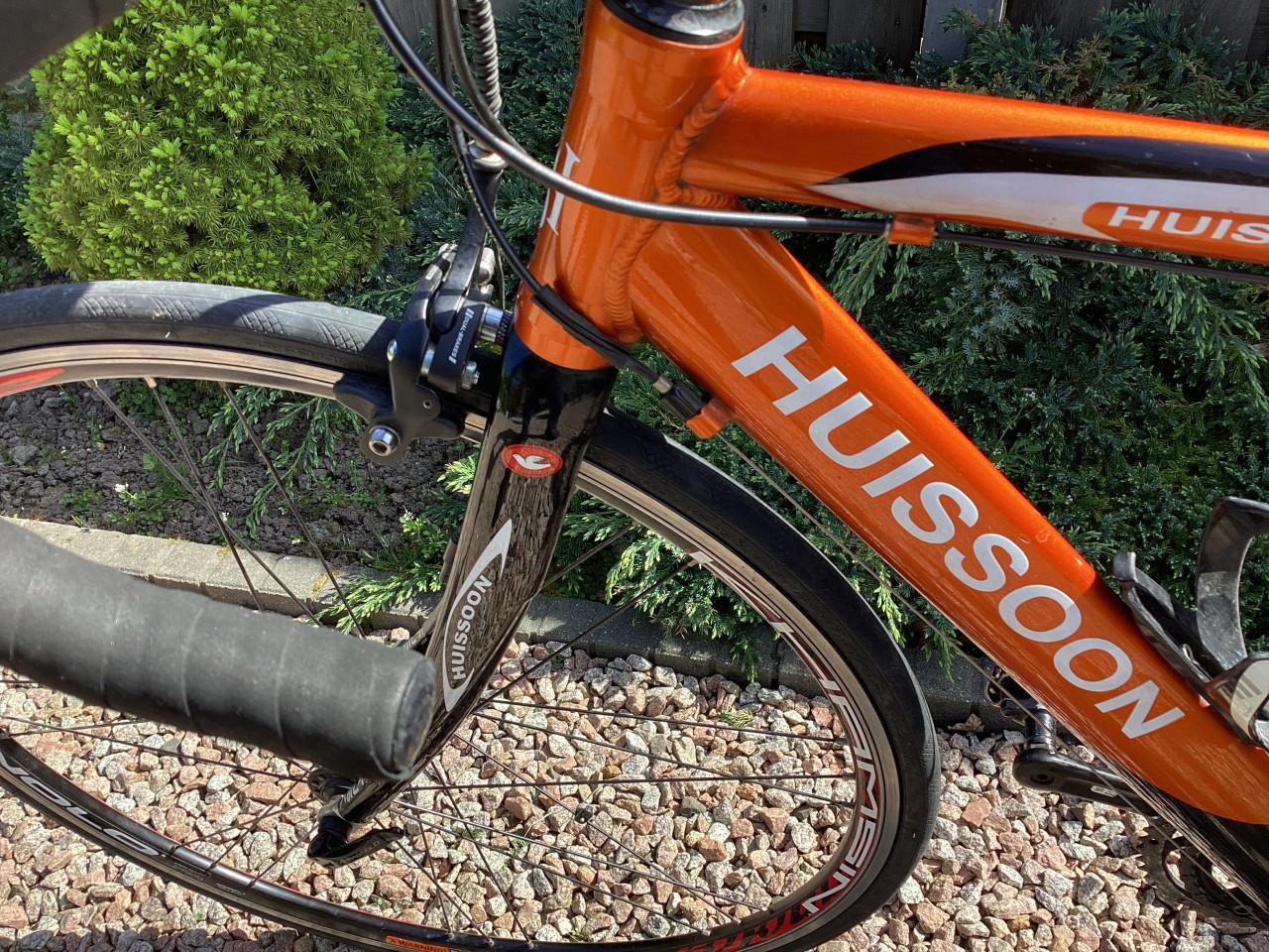 Retro Huissoon racefiets, in zeer goede staat, Columbus Tusk carbon vork