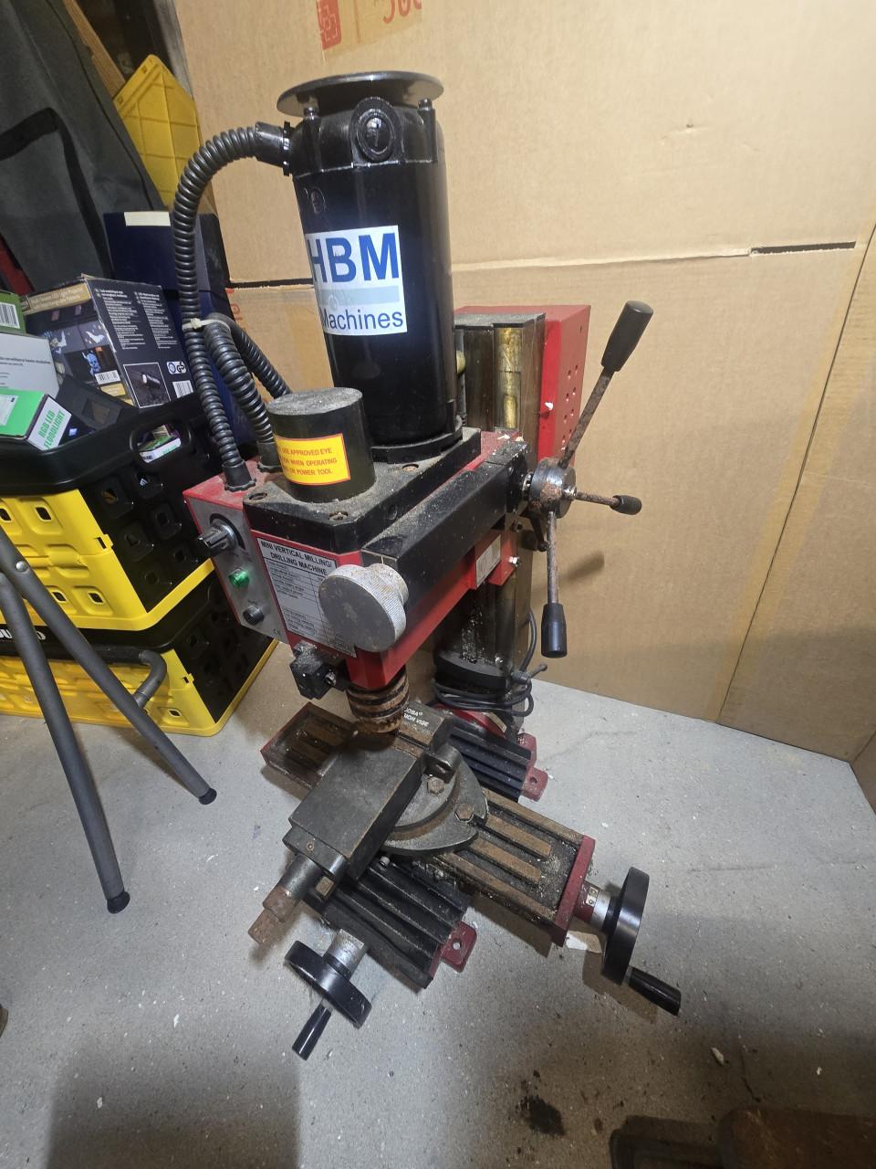 Black & Red X2 freesmachine compleet en in uitstekende staat