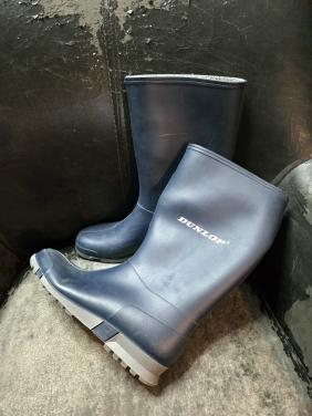 Dunlop Sportlaars PVC in het blauw maat 33