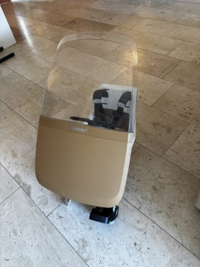Bobike voorzitje met windscherm, exclusive mini camel brown