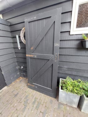 Poort/tuin deur Gratis
