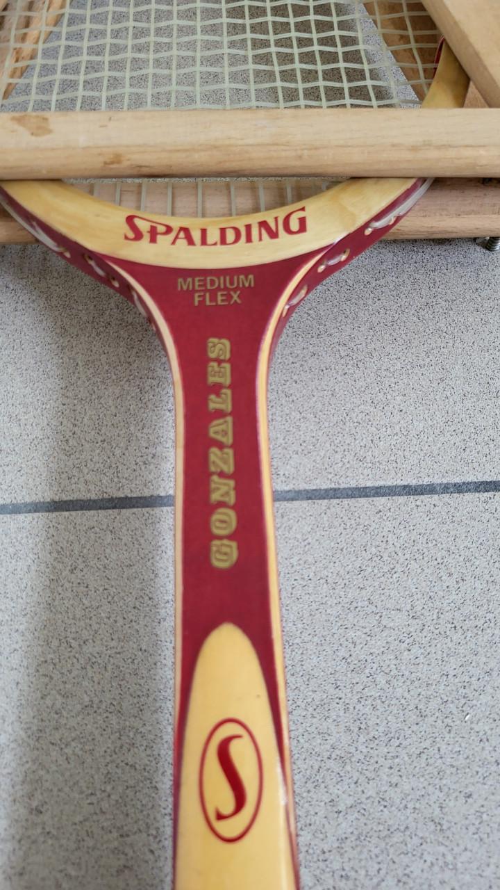 Vintage Spalding Gonzales Medium Flex tennis racket