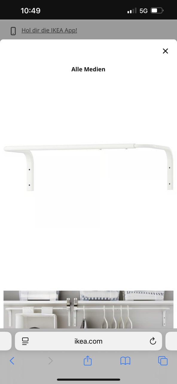 Kledingstangen IKEA