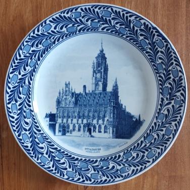 Bord Middelburg Stadhuis, puntgaaf !