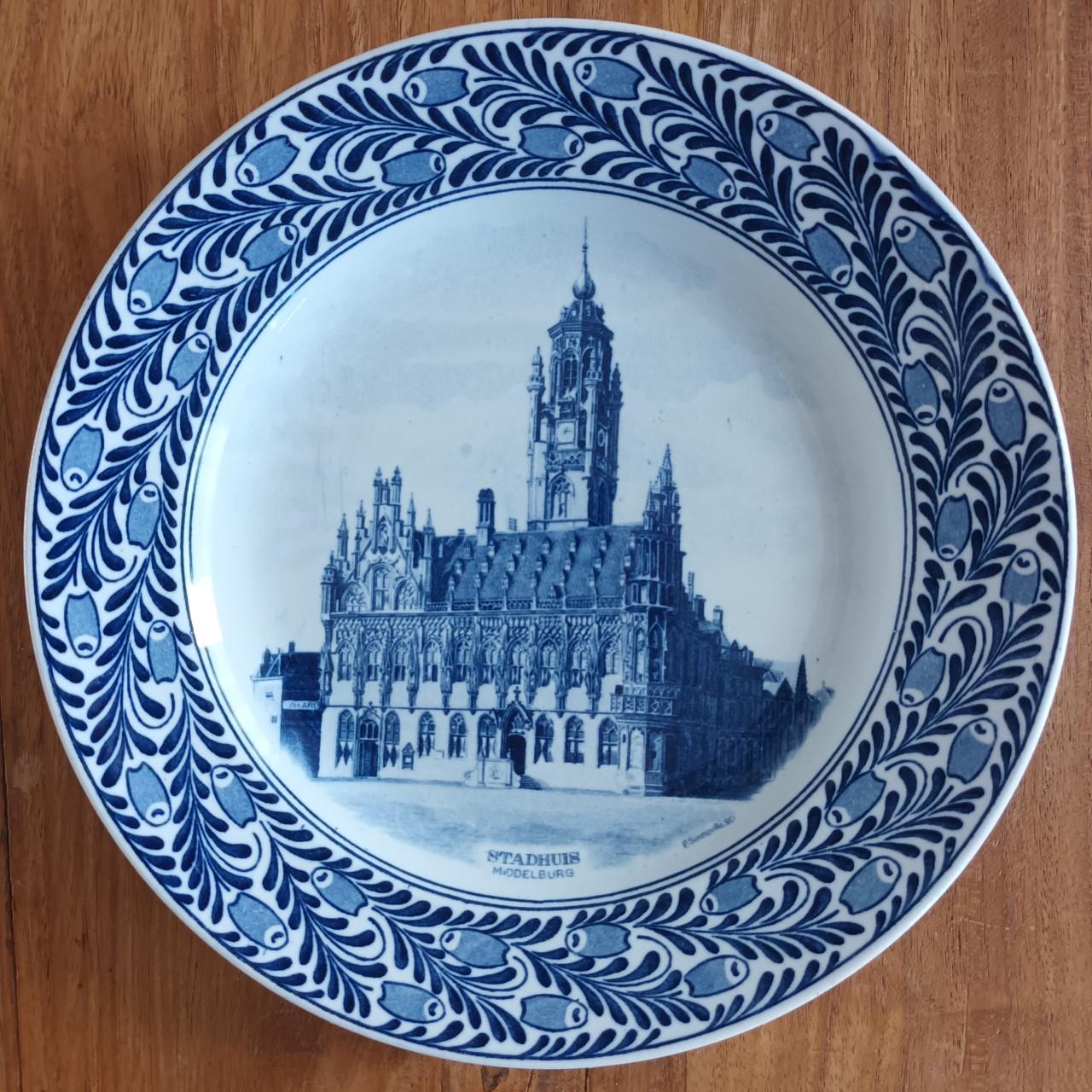 Bord Middelburg Stadhuis, puntgaaf !