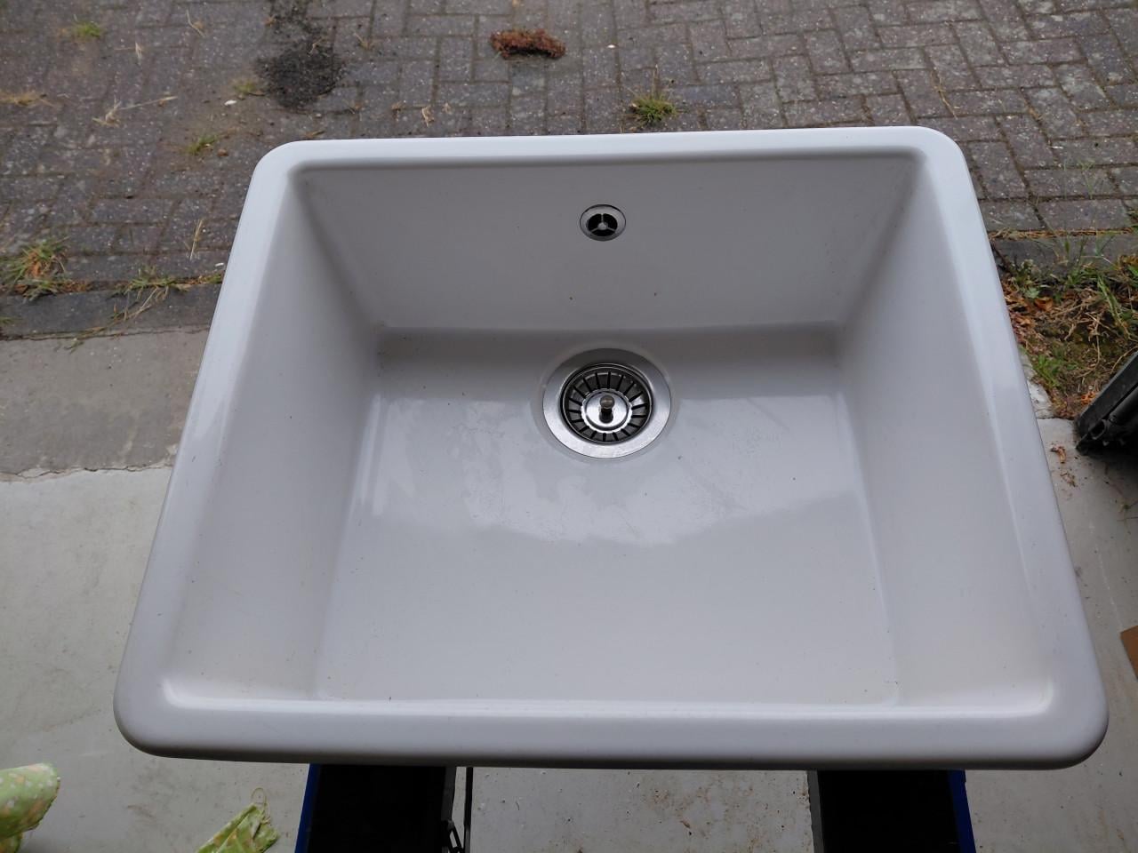 Spoelbak wit Keramiek