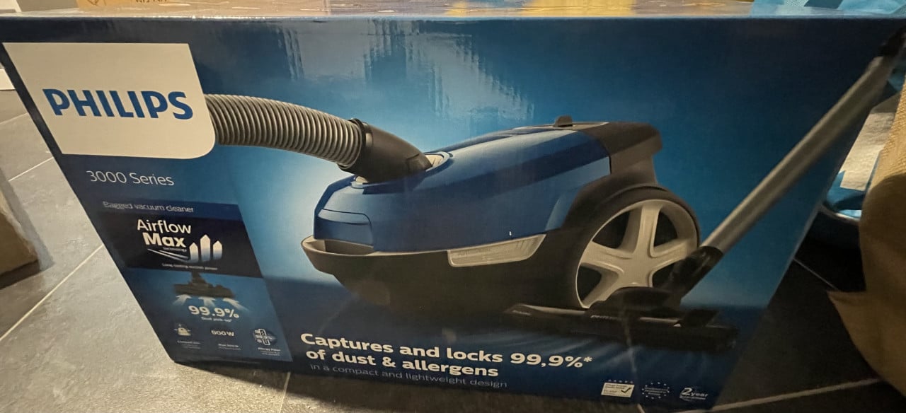 Nieuwe stofzuiger