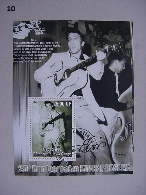 Elvis Presley Postzegelvelletjes