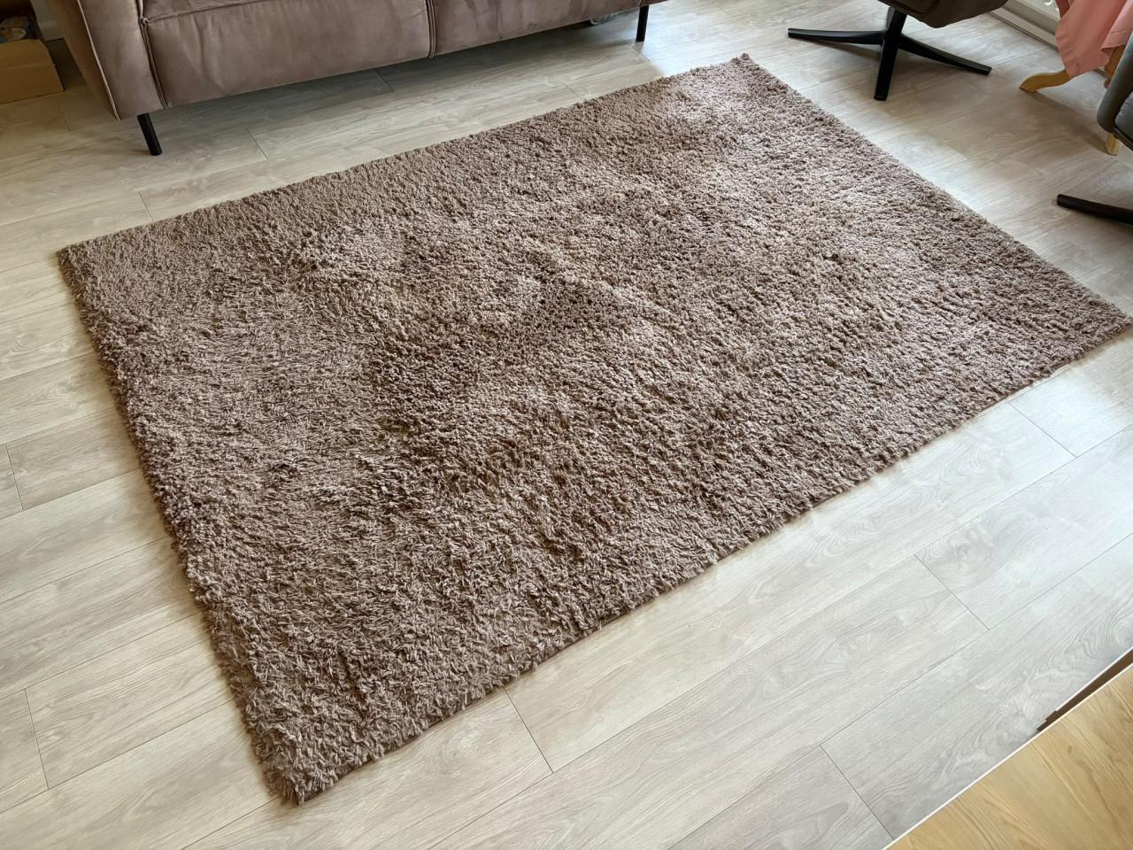 Vloerkleed bruin