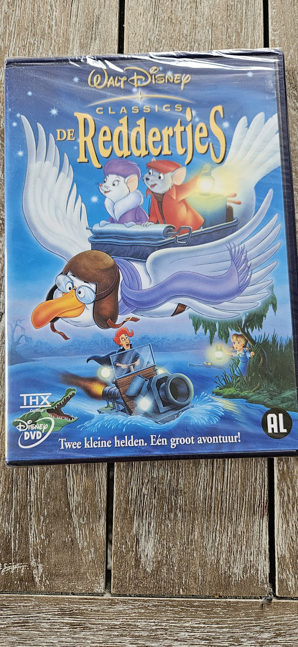 Dvd Walt Disney de Reddertjes nieuw in verpakking