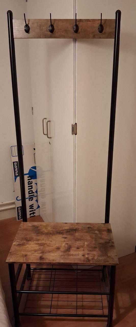 Kapstok en schoenenrek Industriëel