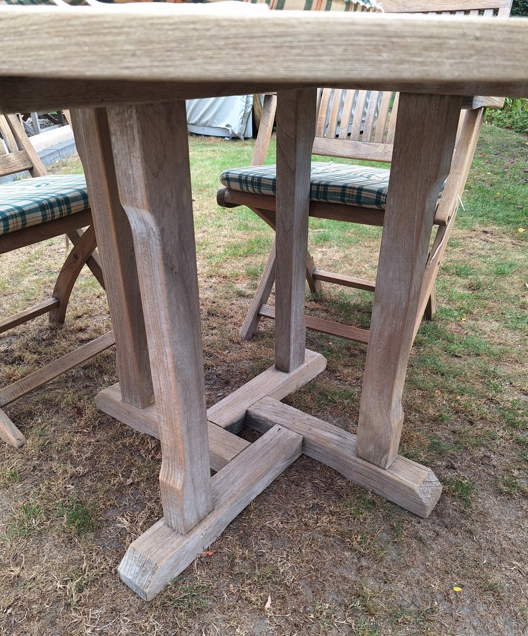Schitterende Teakhouten tuinset