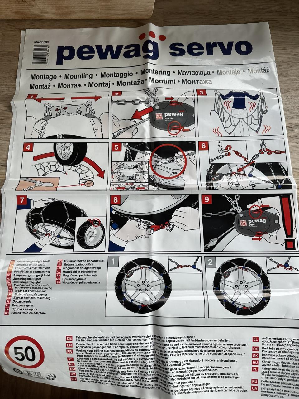 Sneeuwkettingen Pewag Servo 9 - RS9 77