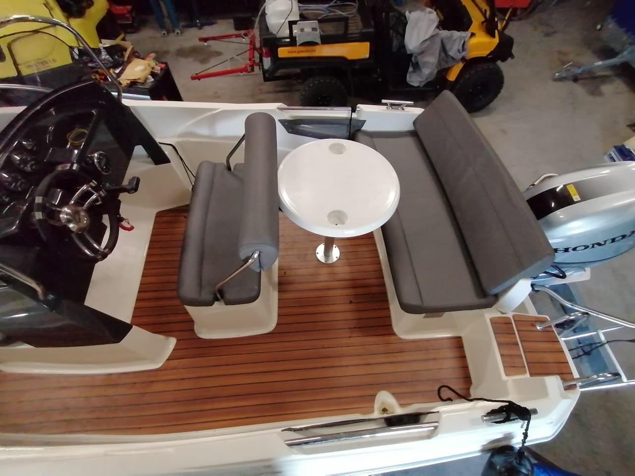 Prins 475 open consoleboot met trailer