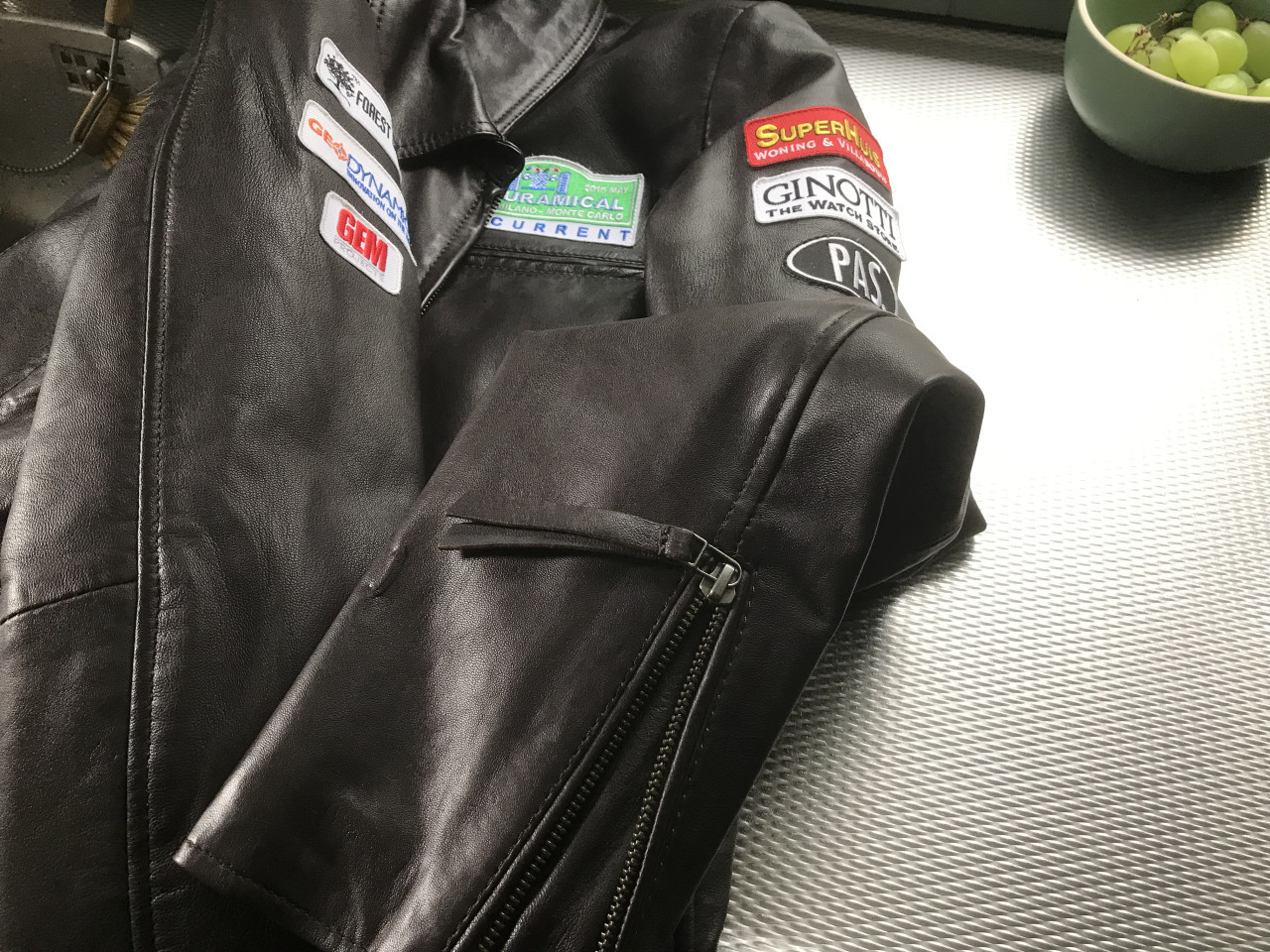 Z.g.a.n. leren oldtimer jas