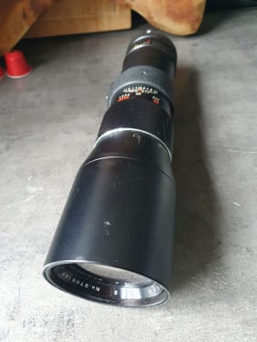 Werkende Vivitar 400mm f5.6 Auto Telephoto - Lens voor canon...