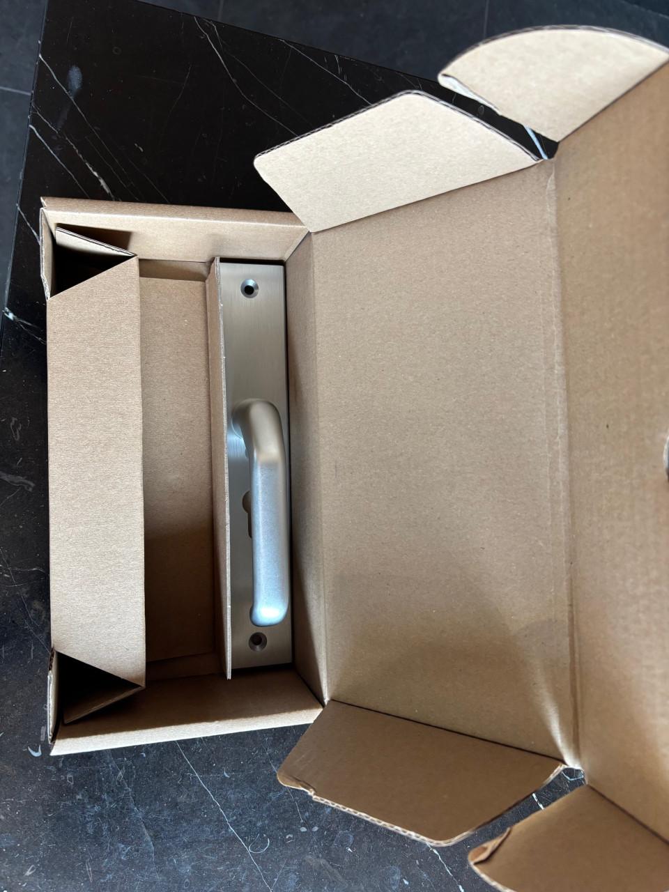 Veiligheidschild met deurkruk (binnenzijde)