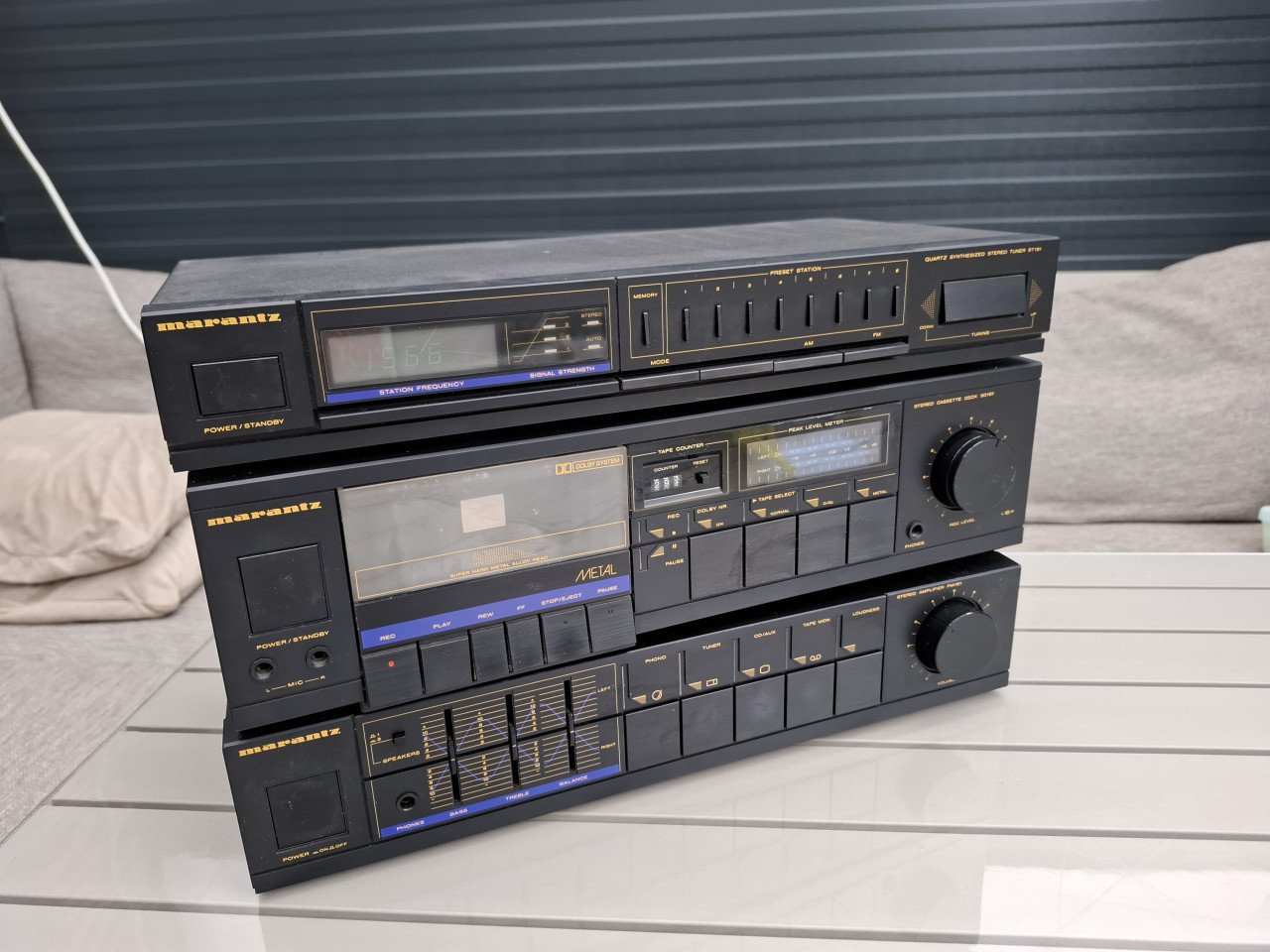 Marantz setje 151. ST 151 EN PM 151.