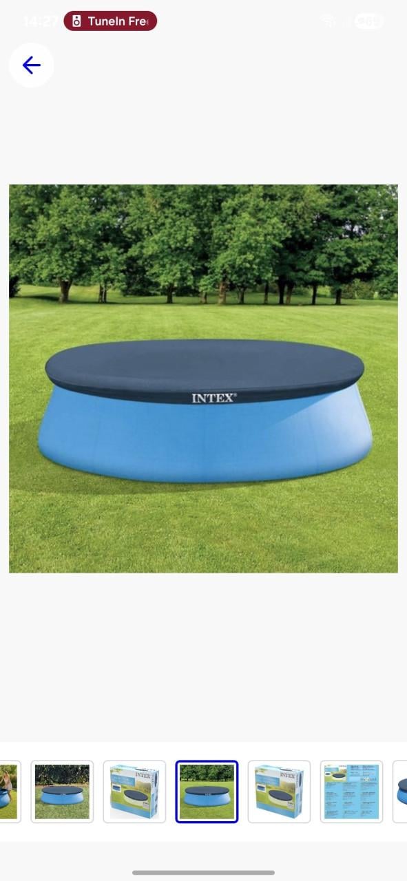Intex afdekhoes diameter 244 cm