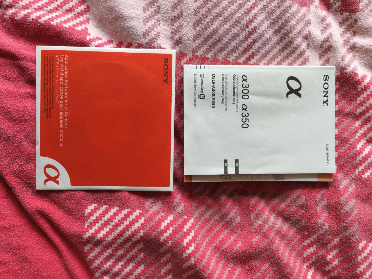 Te koop aangeboden Sony A350 Spiegelreflex Camera