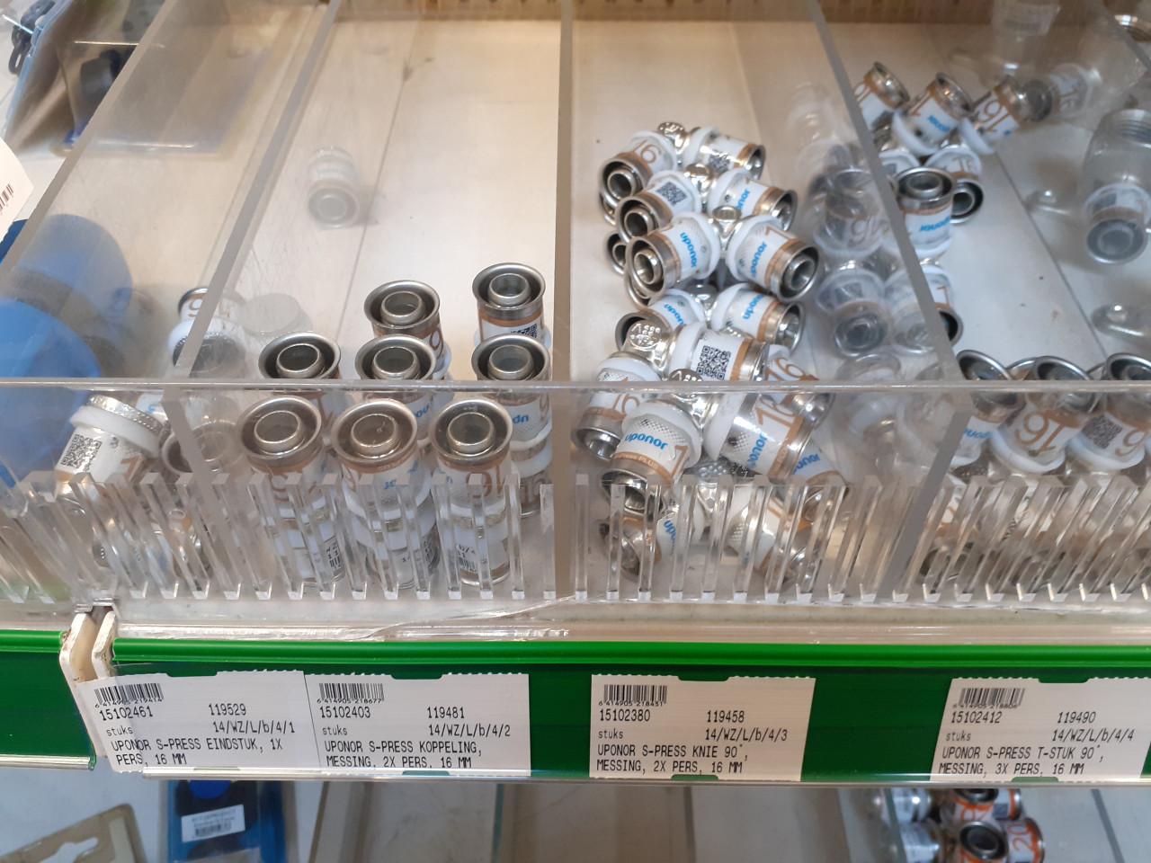 Uponor koppelingen 40 procent korting