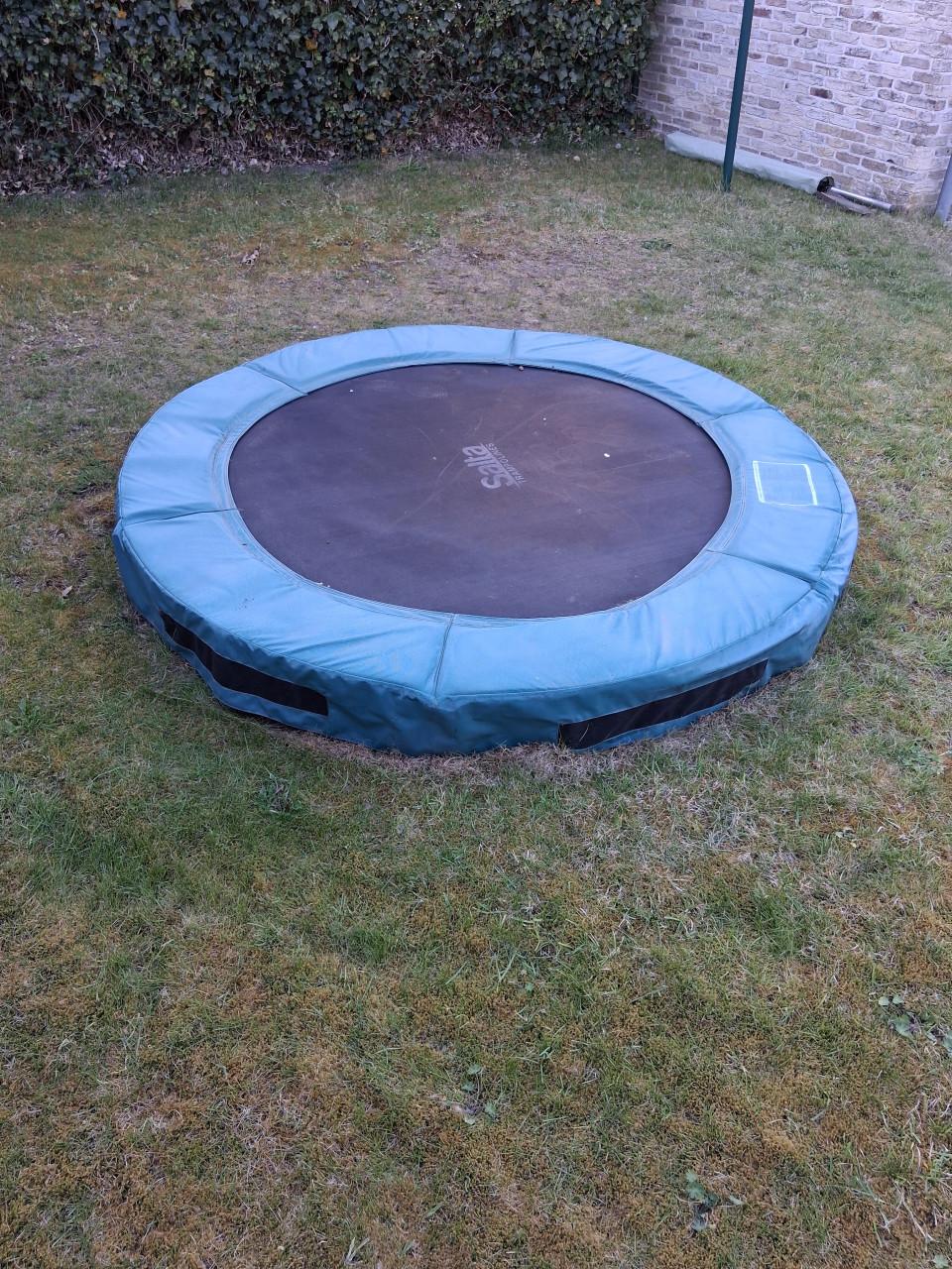 Salta trampoline 220 cm doorsnede, hoogte 25 cm gebruikt