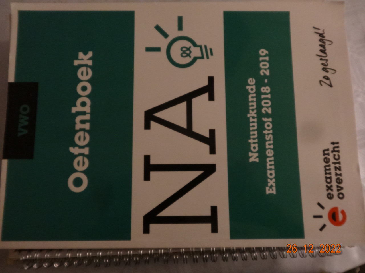 ZGAN HAVO/VWO school boeken, bieden per stuk