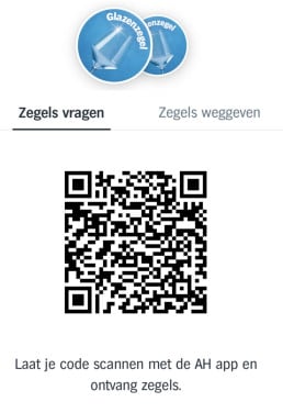 Gevraagd AH glazen zegels