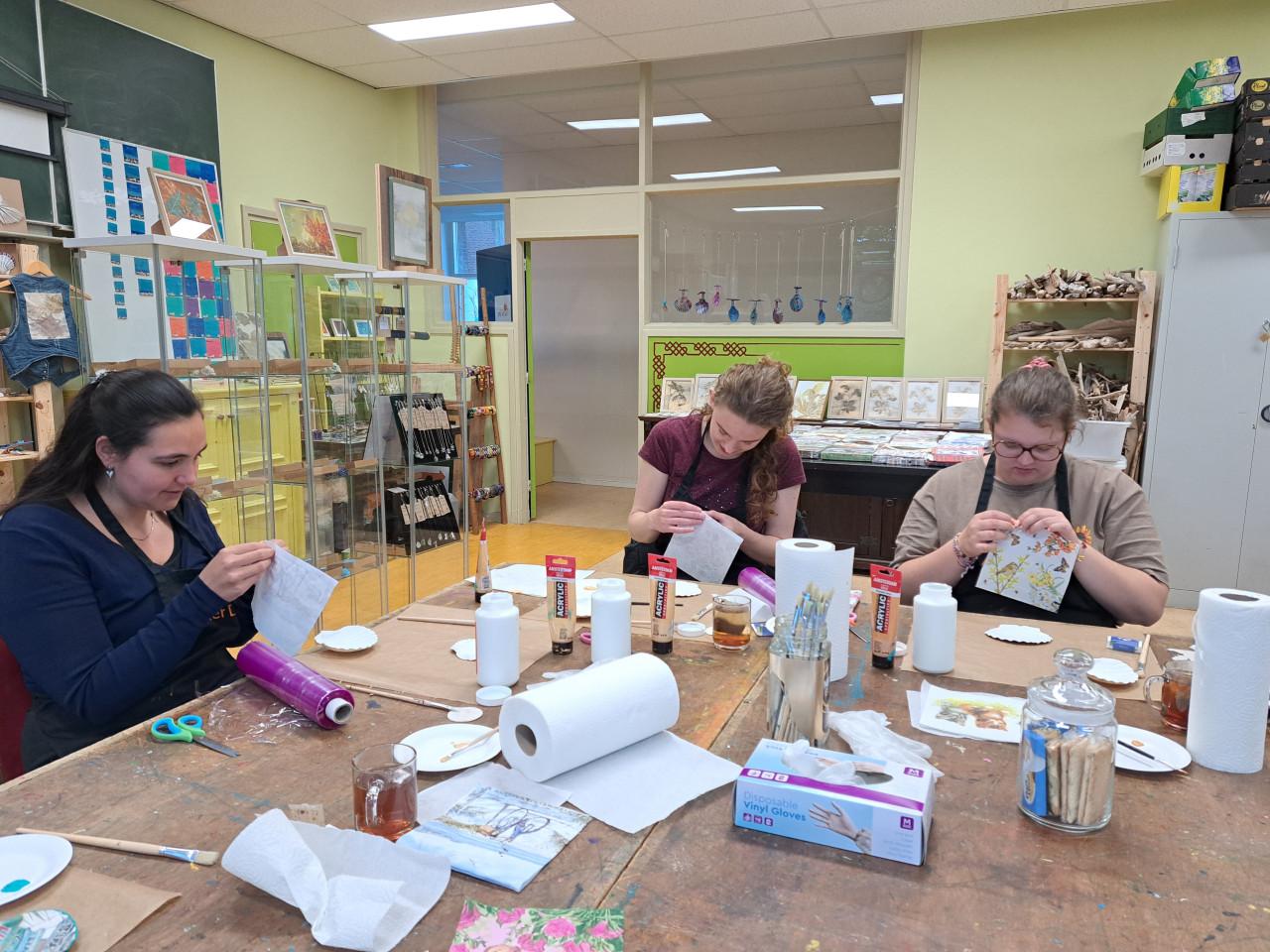 Workshop Decoupage op Sint-Jacobsschelpen