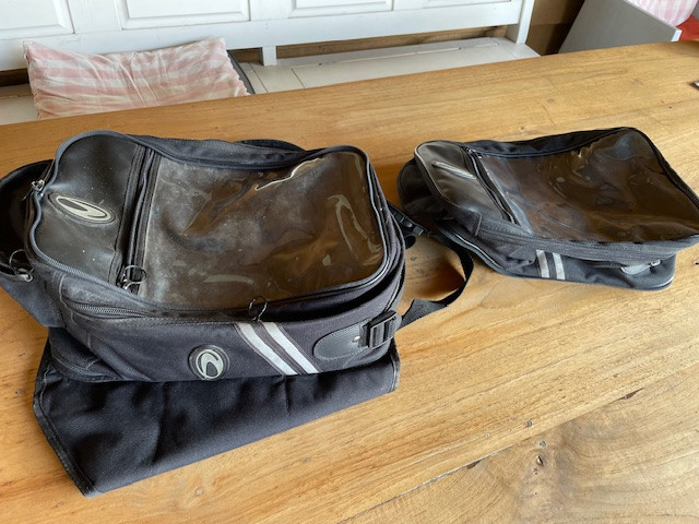 Motor tanktas magnetisch tas dubbel uitgevoerd