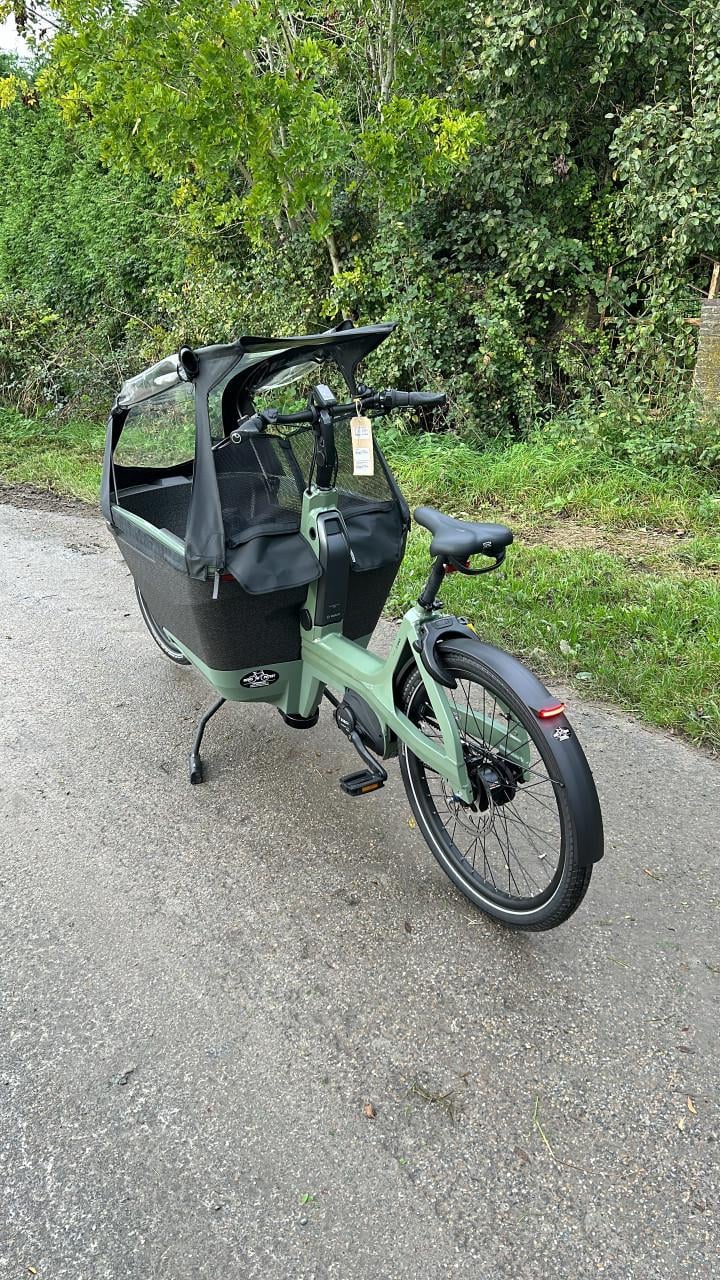 Lovens explorer bakfiets groen/zwart