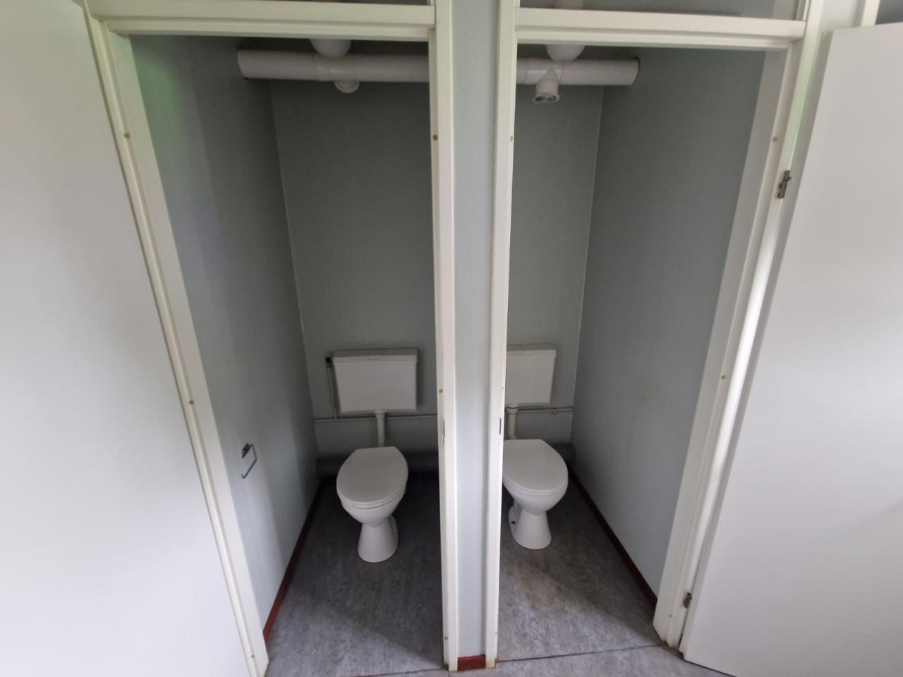 Toiletunit 6x3 meter – geïsoleerd – direct beschikbaar