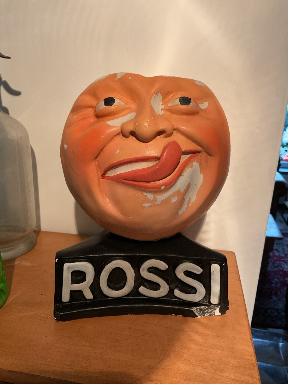 Vintage Rossi reclamebeeld