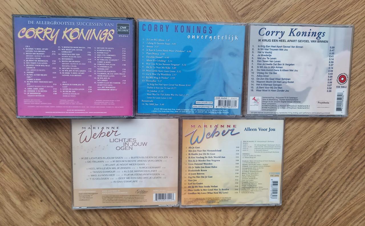 Marianne weber en Corry Konings cd´s