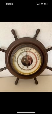 Vintage scheepsbaromether