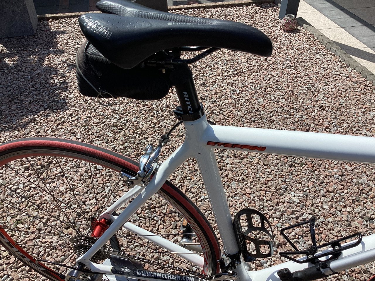 Mooie retro carbon racefiets, Shimano mix afgemonteerd