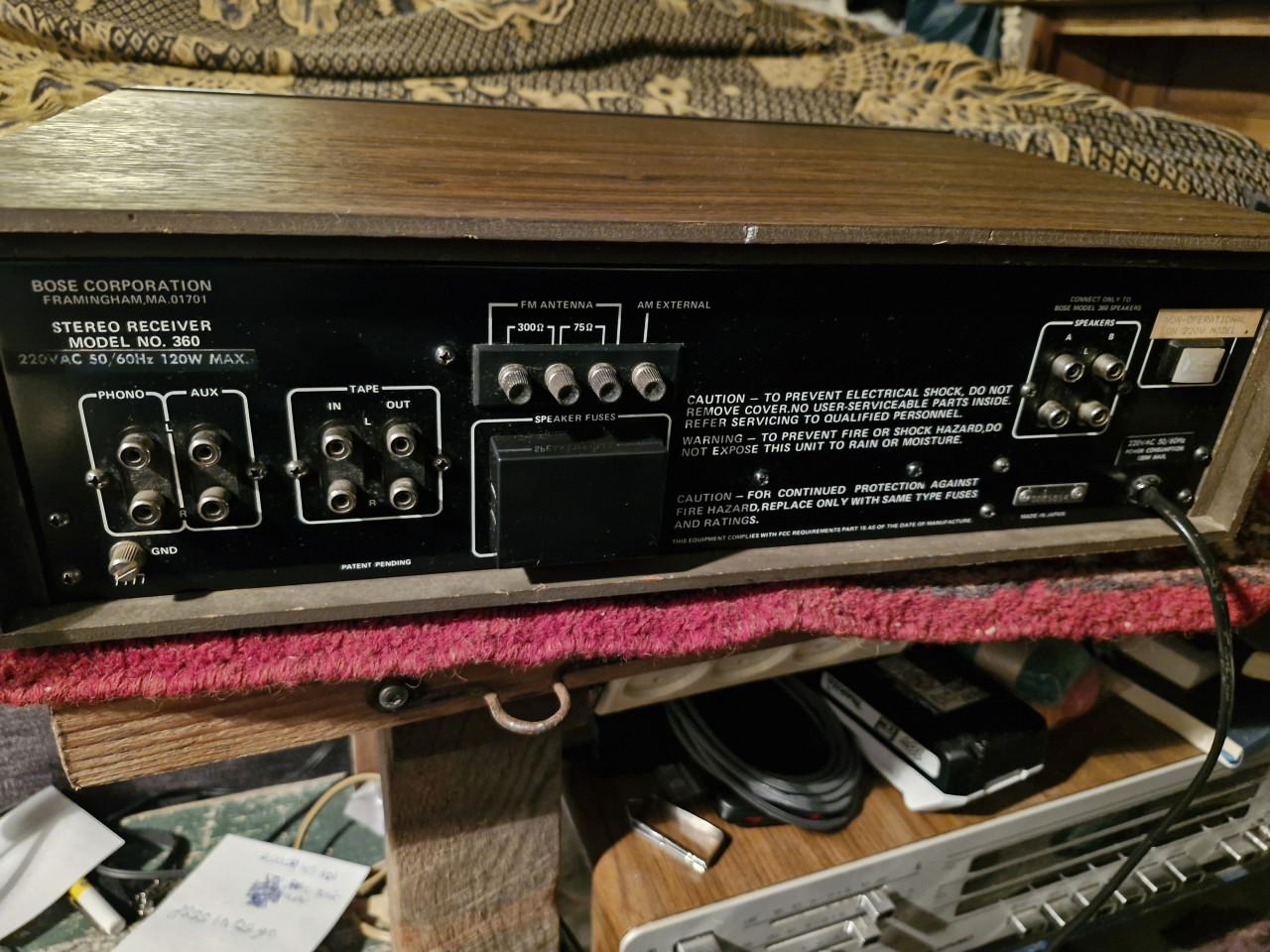 Te koop vintage bose versterker