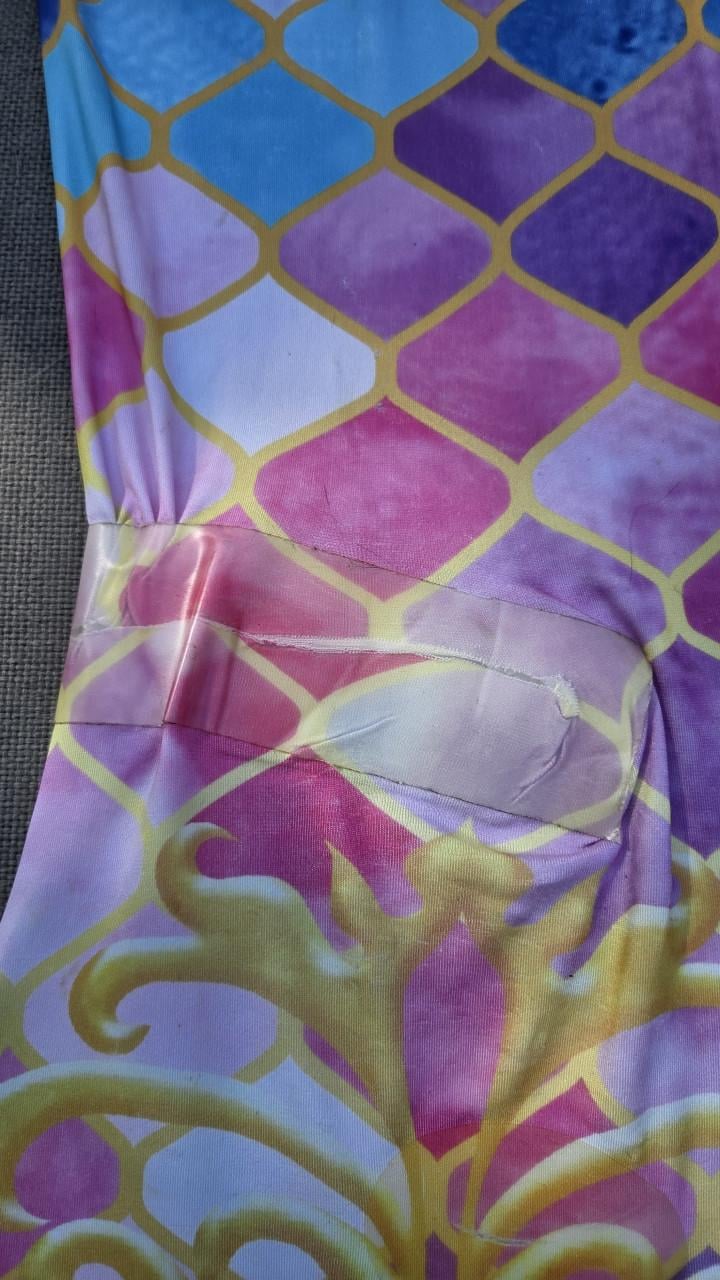 Zeemeerminstaart met bikini en monovin